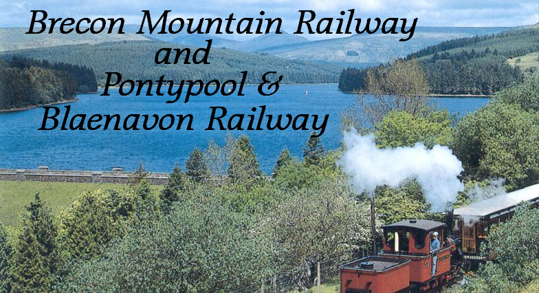 View across the reservoir from the Brecon Mountain Railway