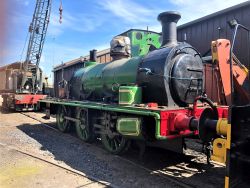 No.3 in the yard after removal of the saddle tank and cab