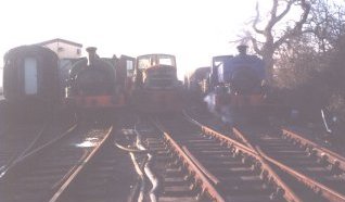 Locomotives at Hayes Knoll, S&CR