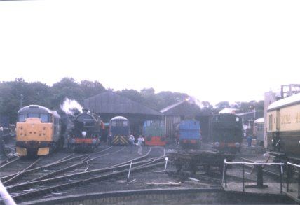 Nene Valley Railway loco shed