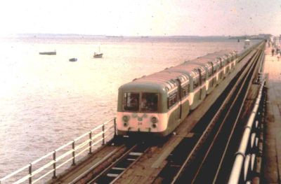 Southend Pier Tramway -- 1949 stock