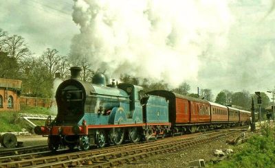 4-4-0 loco 'Slieve Gullion' hauling an RPSI excursion train