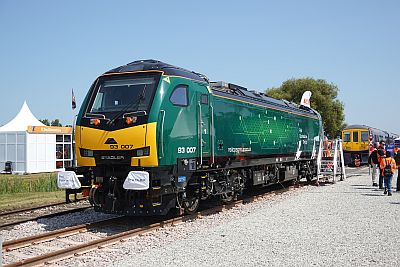 Class 93 locomotive in ex-works condition