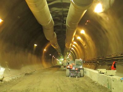Crossrail Tunnel Under Construction