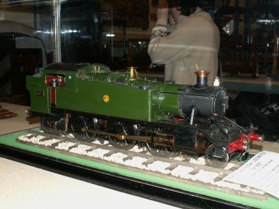 Model of GWR 61xx 2-6-2T steam locomotive