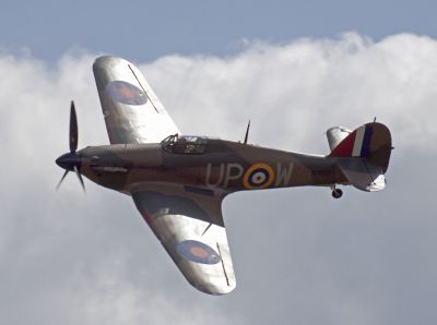 Hawker Hurricane UP-W of 605 squadron