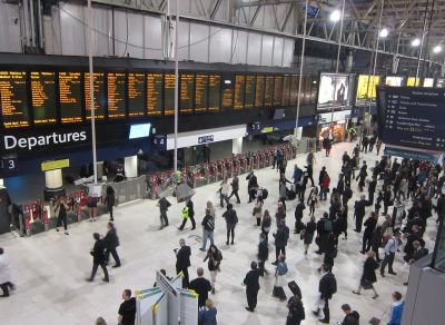 Departure Board, London Waterloo Station