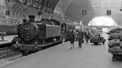 9400 class 0-6-0PT, Paddington, 1962