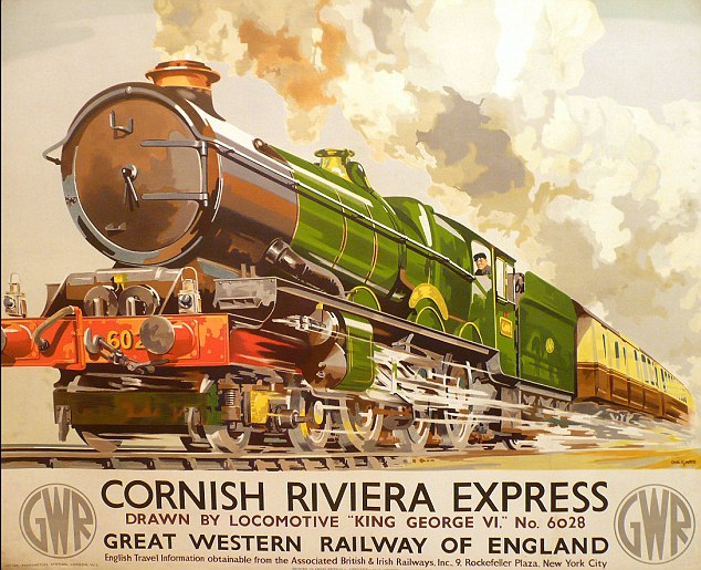 GWR poster for the Cornish Riviera Express