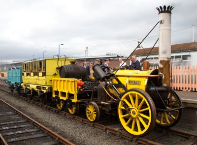 Rocket (replica) loco at Tyseley