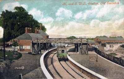 Postcard: Swindon (M&SWJR) Railway Station