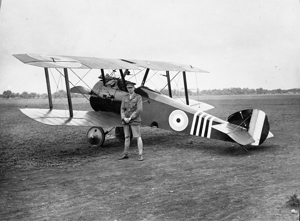 William George Barker (1894-1930) + Sopwith Camel